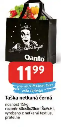 Qanto Taška netkaná černá nabídka