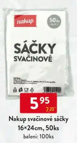 Qanto Nakup svačinové sáčky 16×24cm, 50ks nabídka