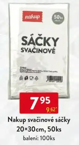 Qanto Nakup svačinové sáčky nabídka