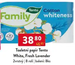 Qanto Toaletní papír Tento White, Fresh Lavender nabídka