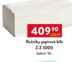 Qanto Ručníky papírové bílé Z-Z 3000 nabídka