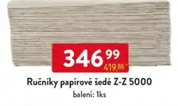 Qanto Ručníky papírové šedé Z-Z 5000 nabídka