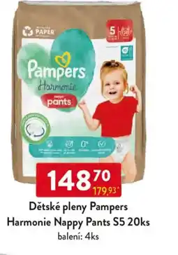 Qanto Dětské pleny Pampers Harmonie Nappy Pants S5 nabídka