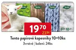 Qanto Tento papírové kapesníky nabídka