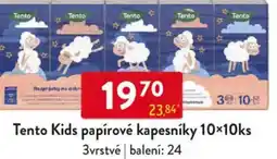 Qanto Tento kids papírové kapesníky nabídka
