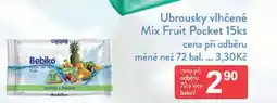 Qanto Ubrousky vlhčené Mix Fruit Pocket nabídka