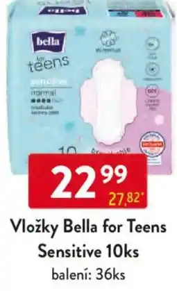 Qanto Vložky Bella for Teens Sensitive nabídka