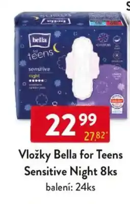 Qanto Vložky Bella for Teens Sensitive Night nabídka