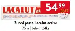 Qanto Zubní pasta Lacalut active nabídka