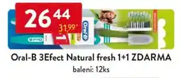 Qanto Oral-B 3Efect Natural fresh 1+1 ZDARMA nabídka