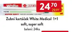 Qanto Zubní kartáček White Medical 1+1 soft, super soft nabídka