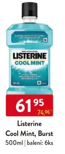 Qanto Listerine Cool Mint, Burst nabídka