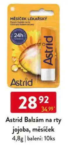 Qanto Astrid Balzám na rty jojoba, měsíček nabídka