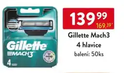 Qanto Gillette Mach3 4 hlavice nabídka