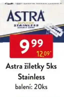 Qanto Astra žiletky Stainless nabídka