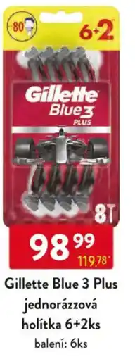 Qanto Gillette Blue 3 Plus jednorázzová holítka nabídka