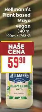 Billa Hellmann's Plant based Mayo vegan nabídka