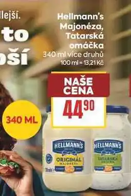 Billa Hellmann's Majonéza, Tatarská omáčka nabídka