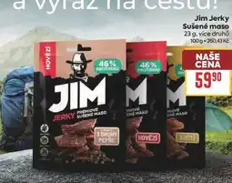 Billa Jim Jerky Sušené maso nabídka