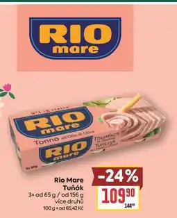 Billa Rio Mare Tuňák 3x od 65 g/ od 156 g nabídka