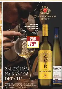 Billa Zámecké Vinařství Bzenec Collection nabídka