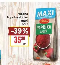 Billa Vitana Paprika sladká maxi nabídka