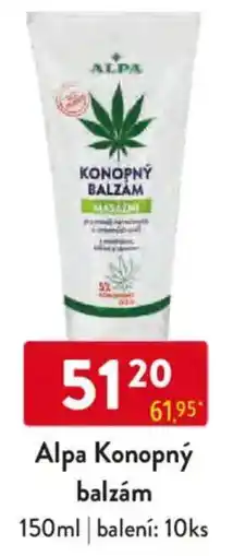 Qanto Alpa Konopný balzám nabídka