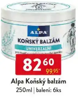 Qanto Alpa Koňský balzám nabídka