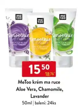 Qanto MeToo krém ma ruce Aloe Vera, Chamomile, Lavander nabídka