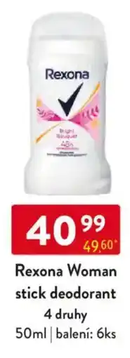Qanto Rexona Woman stick deodorant nabídka