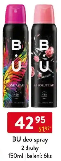 Qanto BU deo spray nabídka