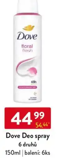 Qanto Dove Deo spray nabídka