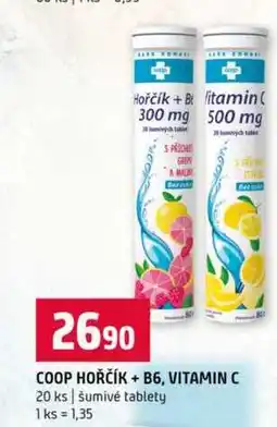 Terno COOP HOŘČÍK + B6, VITAMIN C 20 ks nabídka