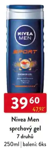Qanto Nivea Men sprchový gel nabídka