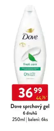 Qanto Dove sprchový gel nabídka