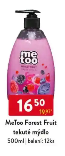 Qanto MeToo Forest Fruit tekuté mýdlo nabídka