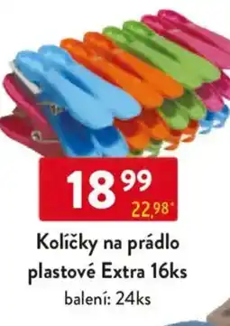 Qanto Kolíčky na prádlo plastové Extra nabídka