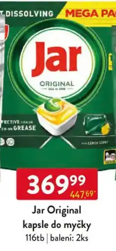 Qanto Jar Original kapsle do myčky nabídka