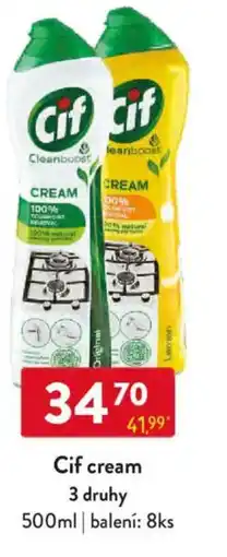 Qanto Cif cream nabídka