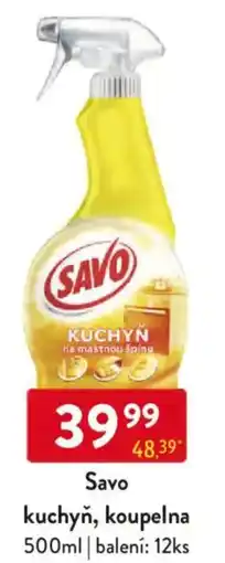 Qanto Savo kuchyň, koupelna nabídka