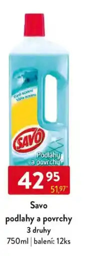 Qanto Savo podlahy a povrchy nabídka