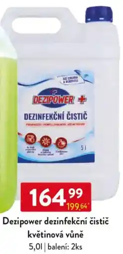 Qanto Dezipower dezinfekční čistič květinová vůně nabídka