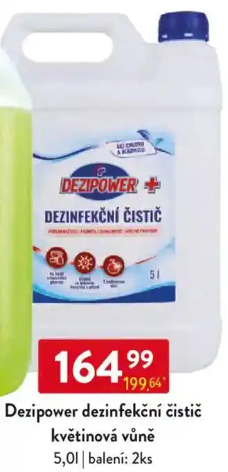 Qanto Dezipower dezinfekční čistič květinová vůně nabídka