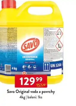 Qanto Savo Original voda a povrchy nabídka