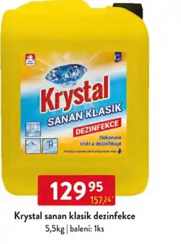 Qanto Krystal sanan klasik dezinfekce nabídka