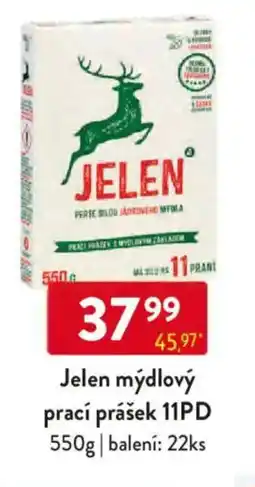 Qanto Jelen mýdlový prací prášek 11PD nabídka
