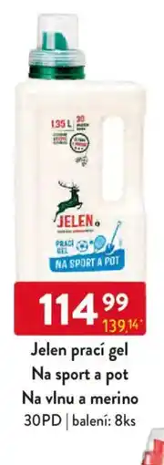Qanto Jelen prací gel Na sport a pot Na vlnu a merino 30PD nabídka