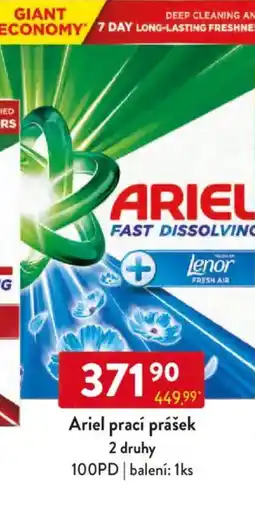 Qanto Ariel prací prášek nabídka