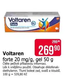 Teta VOLTAREN FORTE 20 MG/G GEL 50 G nabídka