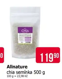 Teta Allnature chia semínka 500 g nabídka